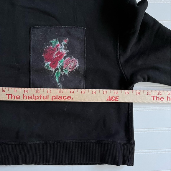 SAINTS X SINNERS Rose Patch Sweatshirt - Size Medium - Picture 5 of 6